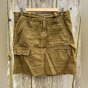 Anthropologie. Paper Boy soft cotton cargo skirt sz 10